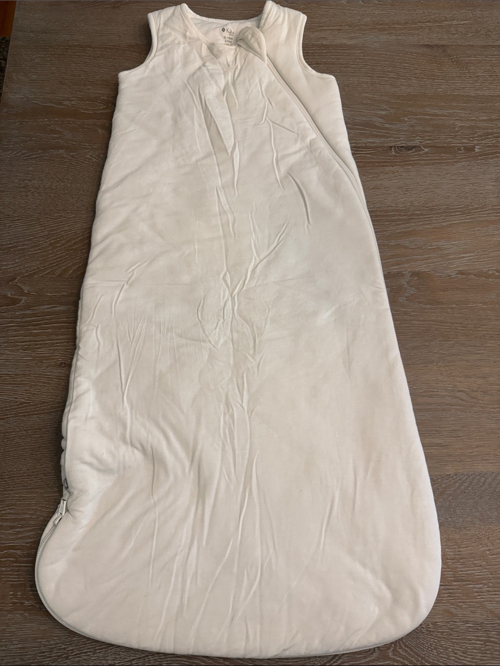 Kyte BABY Cream Wearable Sleep Sack - 6-18 months 2.5 TOG